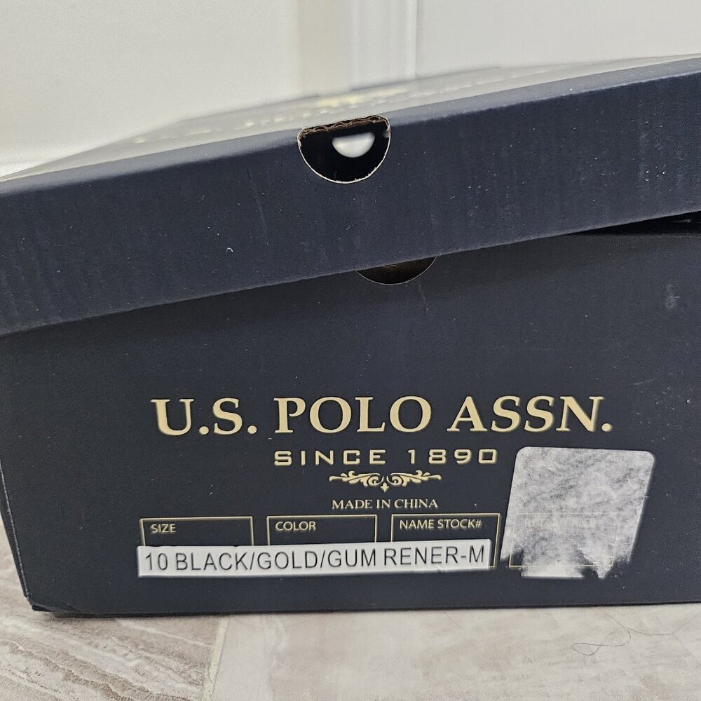 New U.S. Polo Assn. Tread Women's Gum Rener Golden Black Athletic Shoes Size 10 - Picture 8 of 9